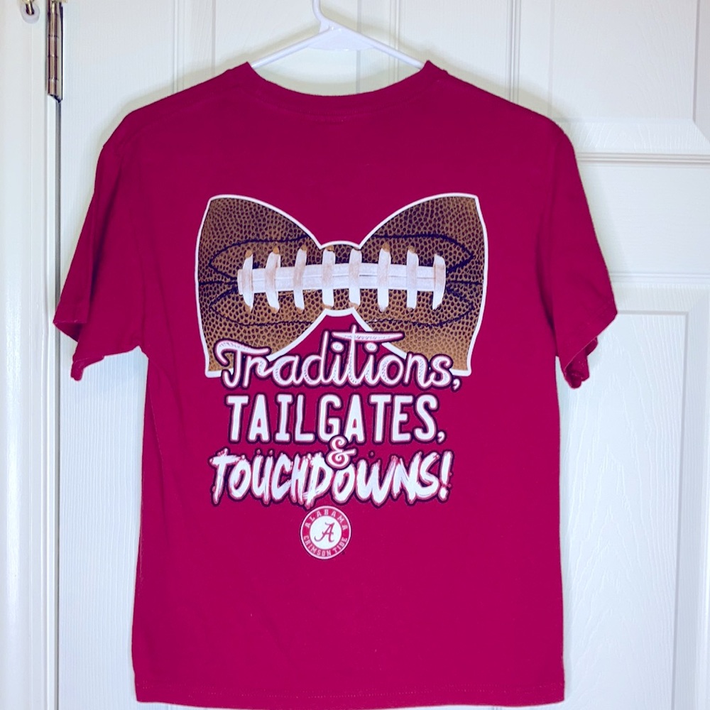 Alabama Traditions, Tailgates, & Touchdowns Red Shirt - Size Small